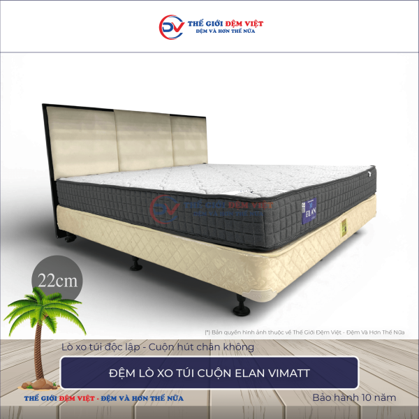 Đệm lò xo túi cuộn Elan Vimatt